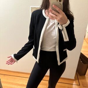 Lauren Ralph Lauren - black and white jacket, size 4